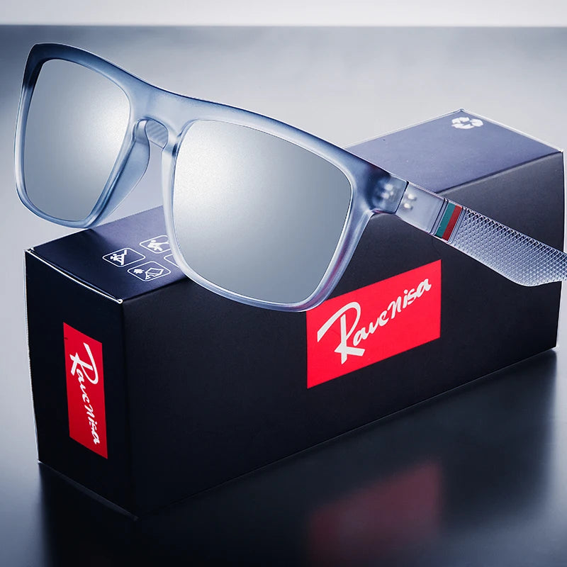 Lunettes de Soleil Polarisées Vintage — Protection UV400, Style Carré Rétro Homme & Femme