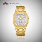 Montre Business HEROFORCE Homme — Luxe Lumineux, Quartz & Acier Waterproof