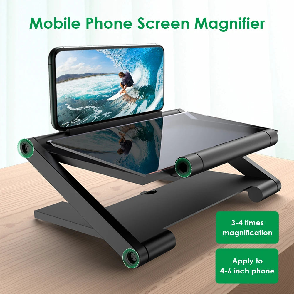 Amplificateur d'Écran 3D 8 Pouces — Loupe HD pour Téléphone Portable