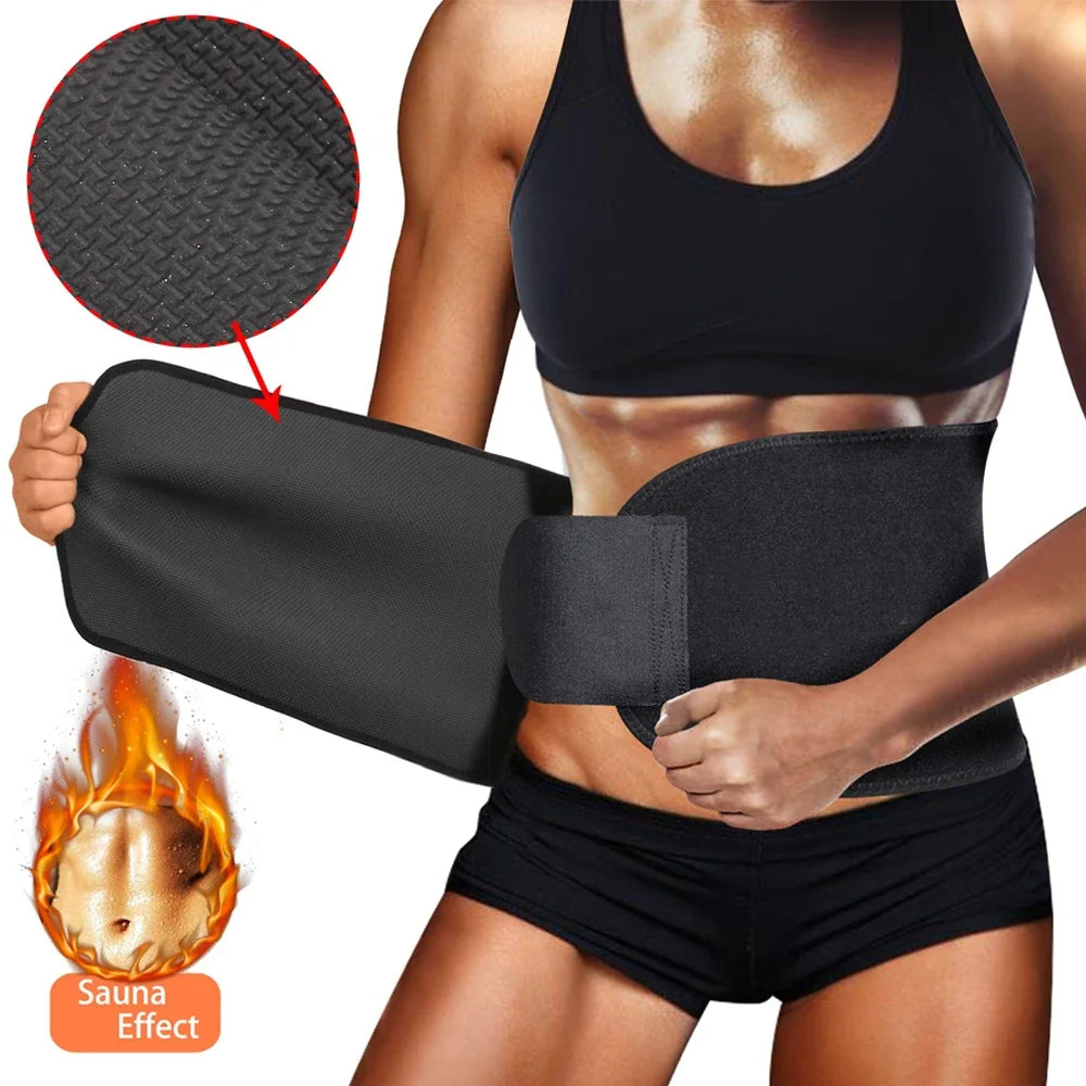 Ceinture Gainante Néoprène — Ventre Plat, Soutien Lombaire & Sudation Maximale