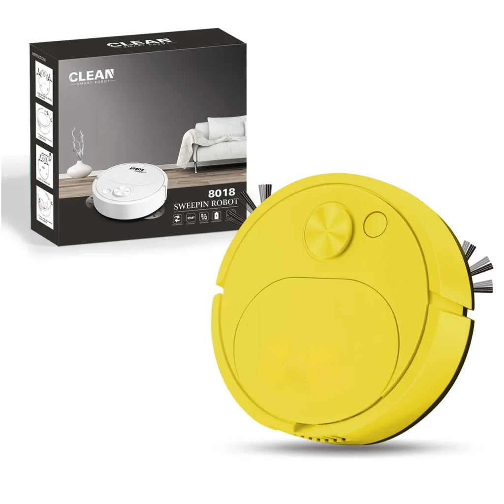 Robot Aspirateur Laveur 3-en-1 — Aspiration 1500Pa, Balayage & Serpillière Sans Fil