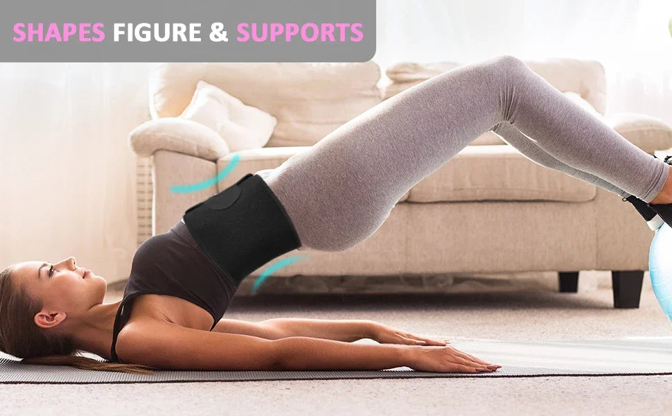 Ceinture Gainante Néoprène — Ventre Plat, Soutien Lombaire & Sudation Maximale
