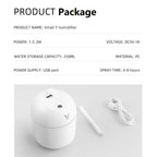 Humidificateur Diffuseur d'Huiles Essentielles USB — Brume Ultrasonique, LED 7 Couleurs, 250ml