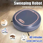 Robot Aspirateur Intelligent 3-en-1 — Aspiration, Balayage & Serpillière Silencieux