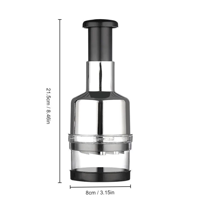 Hachoir Manuel Lames Inox — Légumes Hachés Net & Rapide, Cuisine