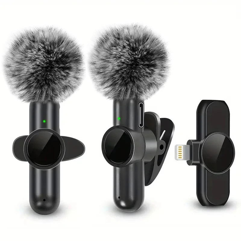 Microphone Cravate Sans Fil — Son Clair & Discret, iPhone & Android