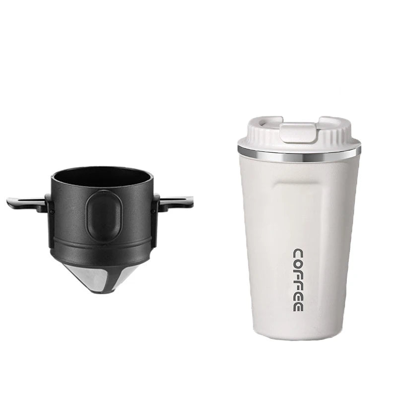 Filtre à Café Portable en Acier Inoxydable — Dripper Réutilisable & Infuseur à Thé