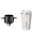 Filtre à Café Portable en Acier Inoxydable — Dripper Réutilisable & Infuseur à Thé