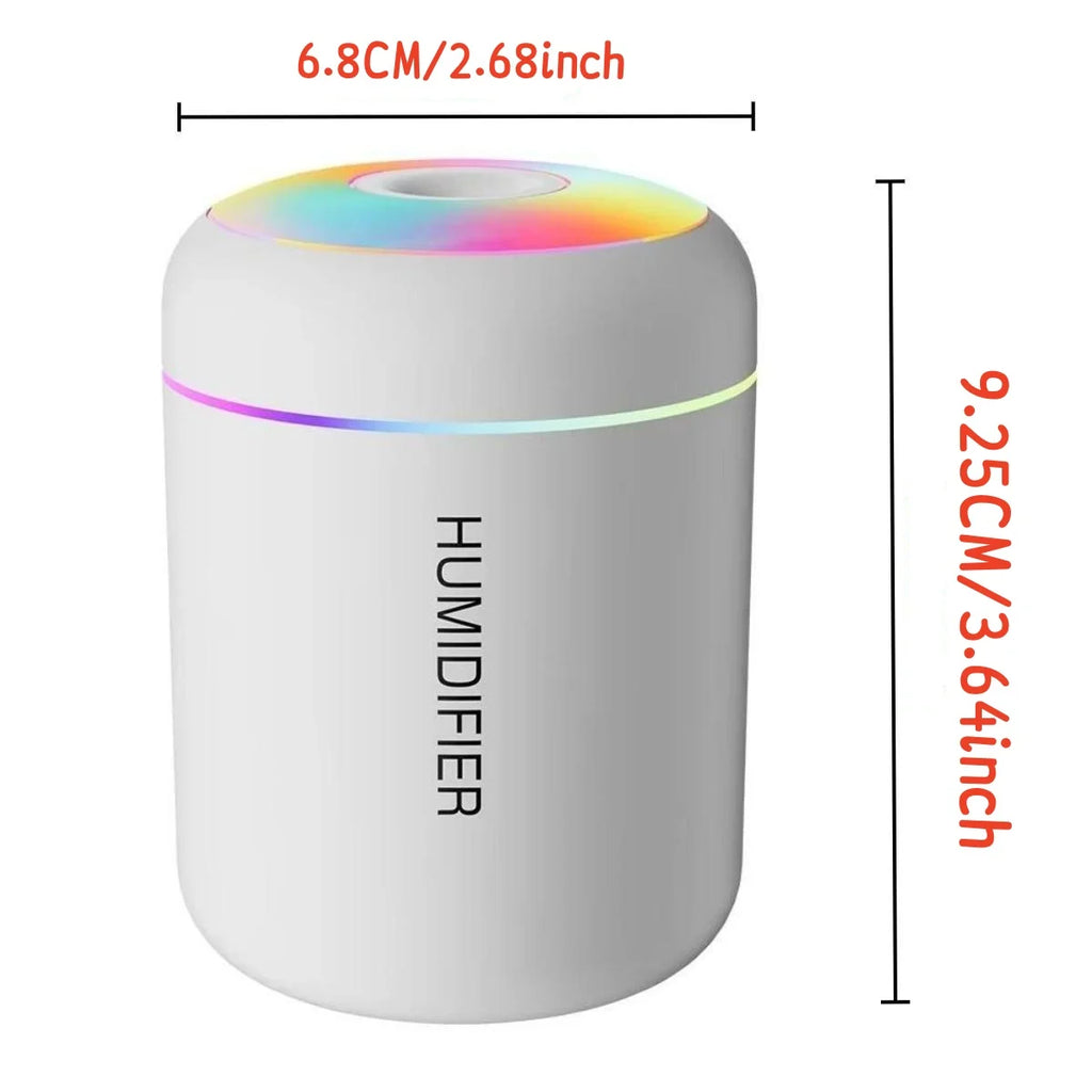 Humidificateur Mini USB 180ML — Aromathérapie &  Purification d'Air pour Voiture, Bureau & Chambre