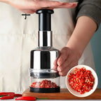 Hachoir Manuel Lames Inox — Légumes Hachés Net & Rapide, Cuisine