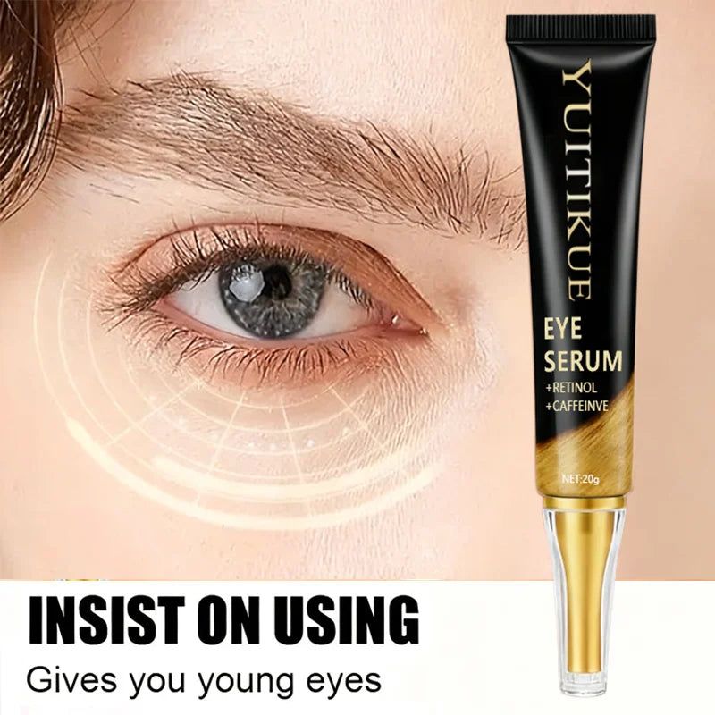 Crème Contour des Yeux à la Caféine — Lifting, Fermeté & Anti-Poches Jour & Nuit, 20g