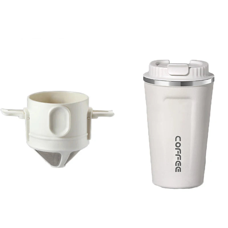 Filtre à Café Portable en Acier Inoxydable — Dripper Réutilisable & Infuseur à Thé