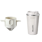Filtre à Café Portable en Acier Inoxydable — Dripper Réutilisable & Infuseur à Thé