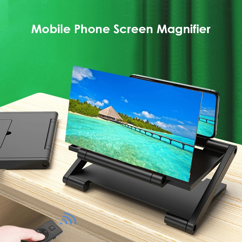 Amplificateur d'Écran 3D 8 Pouces — Loupe HD pour Téléphone Portable