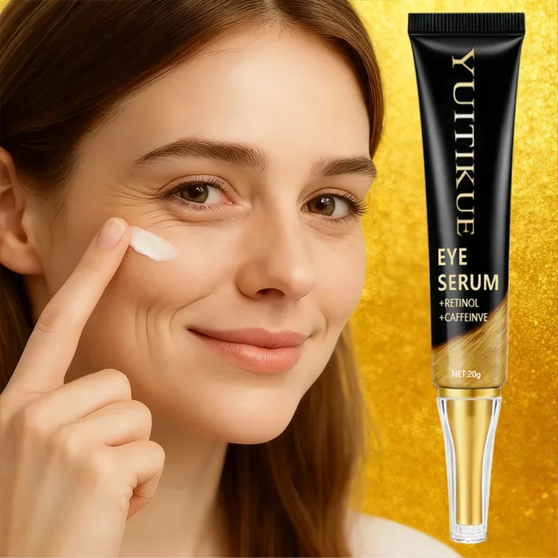 Crème Contour des Yeux à la Caféine — Lifting, Fermeté & Anti-Poches Jour & Nuit, 20g