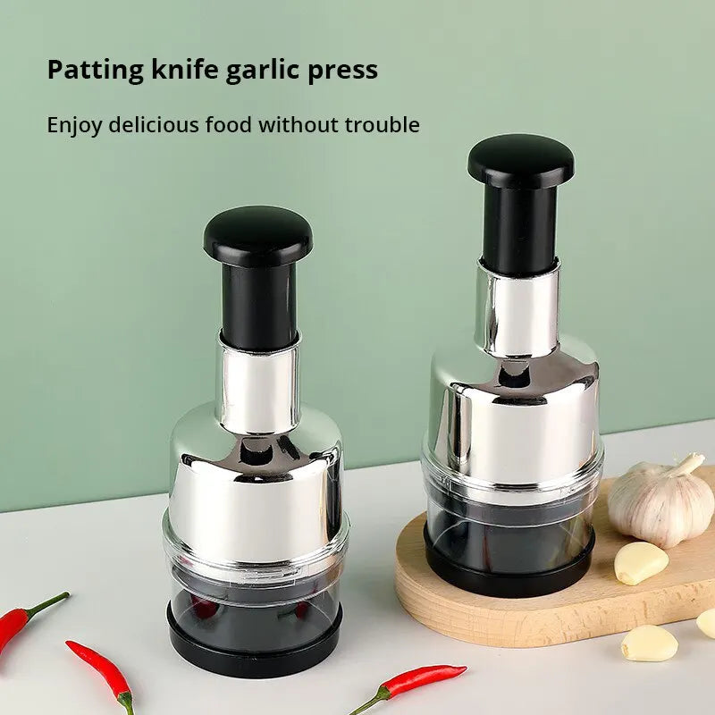 Hachoir Manuel Lames Inox — Légumes Hachés Net & Rapide, Cuisine