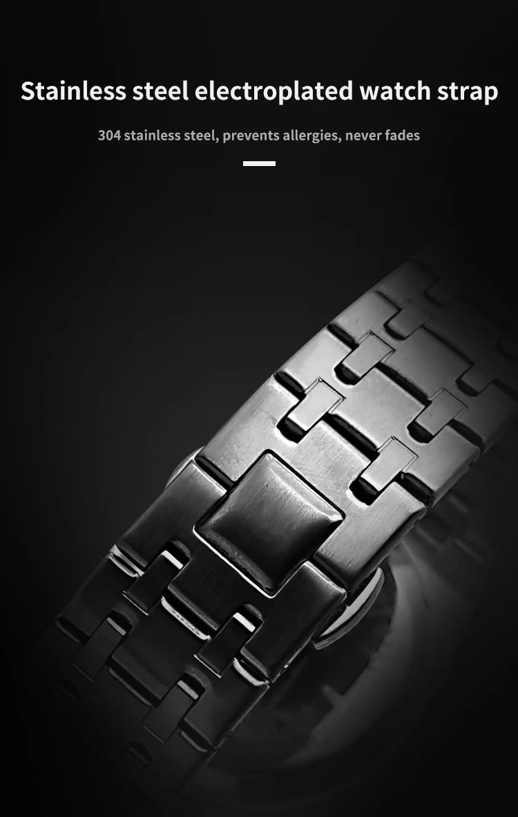 Montre Business HEROFORCE Homme — Luxe Lumineux, Quartz & Acier Waterproof