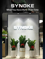 Montre SYNOKE Homme — Waterproof, LED & Cuir Vintage, Outdoor