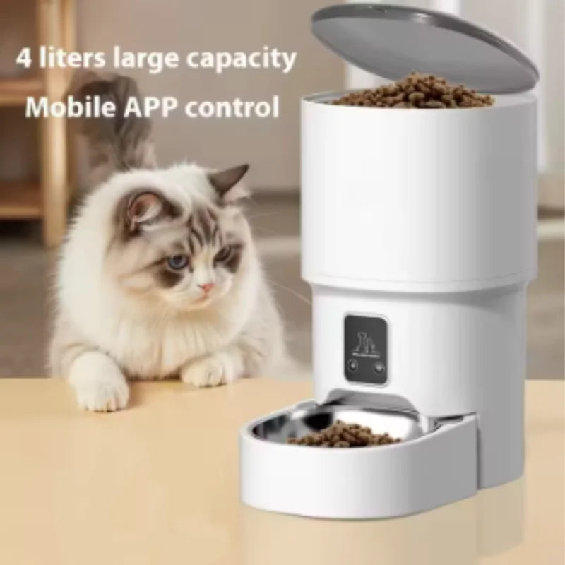 Distributeur Automatique de Nourriture — Programmable Chiens & Chats