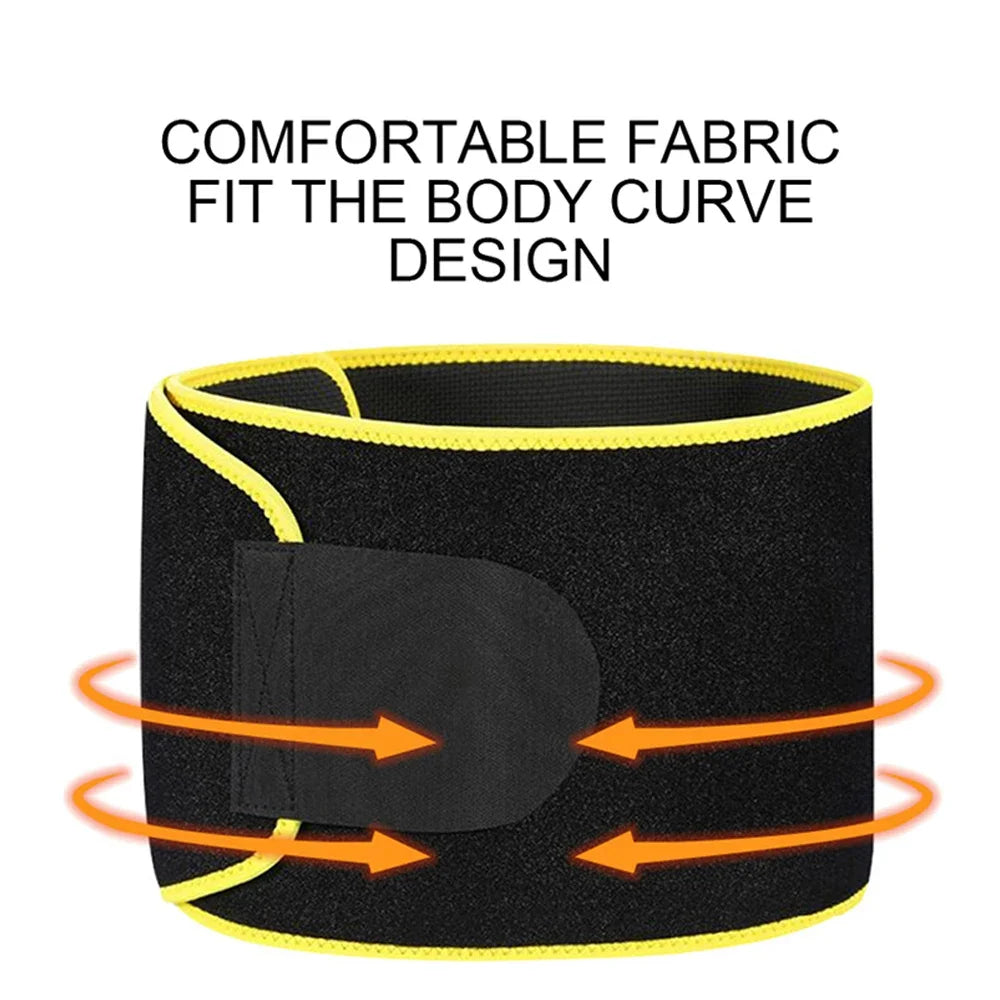 Ceinture Gainante Néoprène — Ventre Plat, Soutien Lombaire & Sudation Maximale