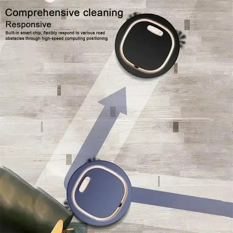 Robot Aspirateur Intelligent 3-en-1 — Aspiration, Balayage & Serpillière Silencieux