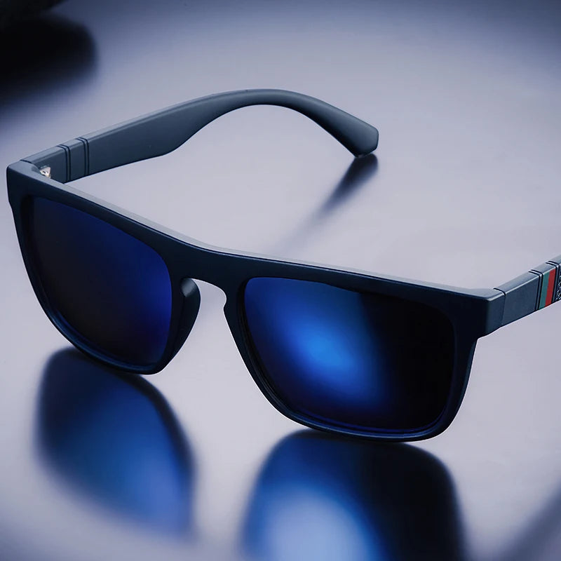 Lunettes de Soleil Polarisées Vintage — Protection UV400, Style Carré Rétro Homme & Femme