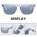 Lunettes de Soleil Polarisées Vintage — Protection UV400, Style Carré Rétro Homme & Femme