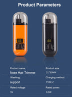 Tondeuse Nez Rechargeable — Coupe Précise & Indolore, Homme