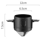 Filtre à Café Portable en Acier Inoxydable — Dripper Réutilisable & Infuseur à Thé