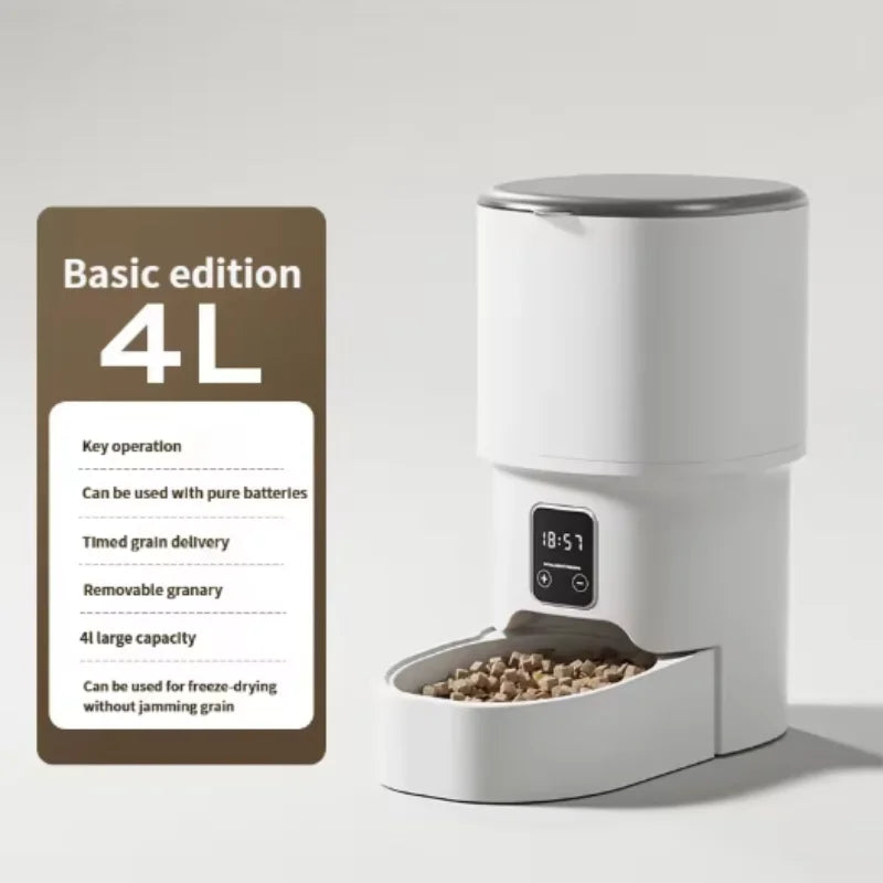 Distributeur Automatique de Nourriture — Programmable Chiens & Chats