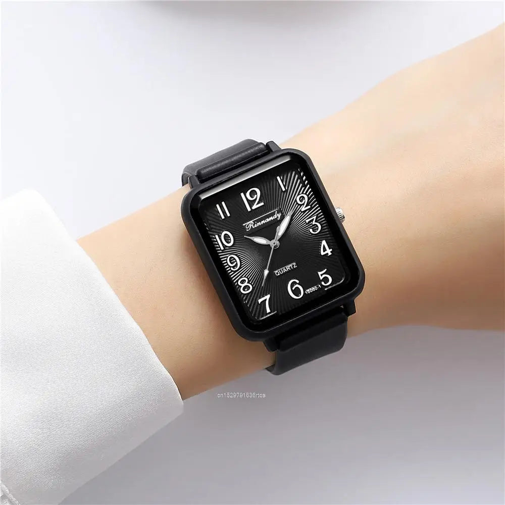 Montre Femme Rectangulaire — Élégance & Style Moderne