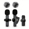 Microphone Cravate Sans Fil — Son Clair & Discret, iPhone & Android