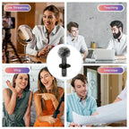 Microphone Cravate Sans Fil — Son Clair & Discret, iPhone & Android