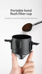 Filtre à Café Portable en Acier Inoxydable — Dripper Réutilisable & Infuseur à Thé