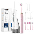 Hydropulseur Portable Mornwell — Brosse à Dents & Jet Dentaire 2-en-1