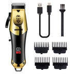 Kit Tondeuse Électrique Homme T9 — Barbe, Cheveux & Nez, Rechargeable, Idée Cadeau