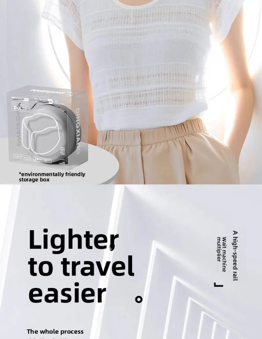 Oreiller de Voyage Ergonomique en U — Nuque & Cervicales Protégées