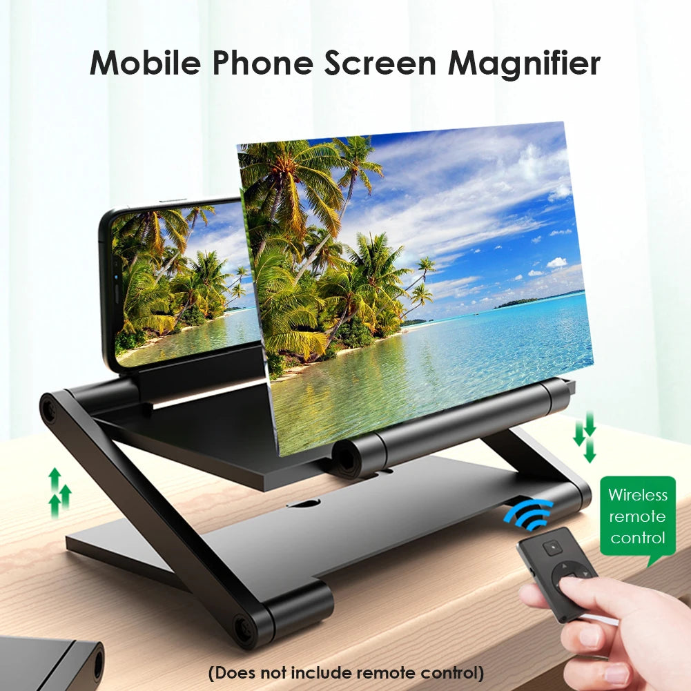 Amplificateur d'Écran 3D 8 Pouces — Loupe HD pour Téléphone Portable