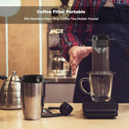 Filtre à Café Portable en Acier Inoxydable — Dripper Réutilisable & Infuseur à Thé