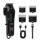 Kit Tondeuse Électrique Homme T9 — Barbe, Cheveux & Nez, Rechargeable, Idée Cadeau