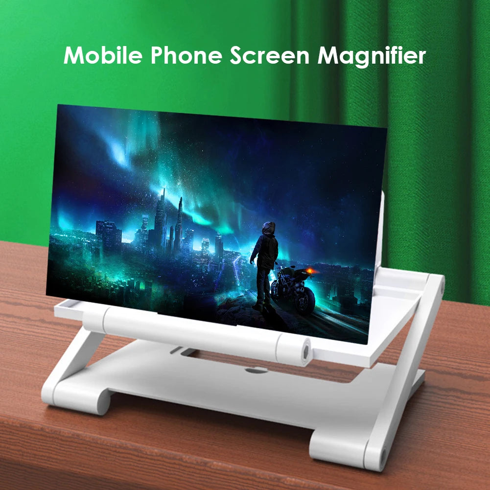 Amplificateur d'Écran 3D 8 Pouces — Loupe HD pour Téléphone Portable