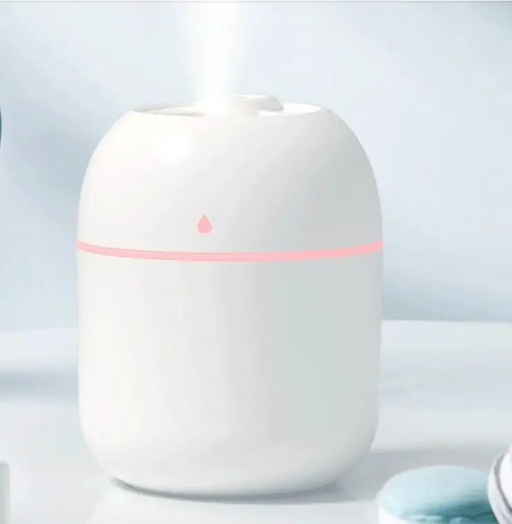 Humidificateur Diffuseur d'Huiles Essentielles USB — Brume Ultrasonique, LED 7 Couleurs, 250ml
