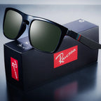 Lunettes de Soleil Polarisées Vintage — Protection UV400, Style Carré Rétro Homme & Femme