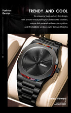 Montre Militaire POEDAGAR Homme — Luxe, Quartz & Acier Inoxydable Waterproof