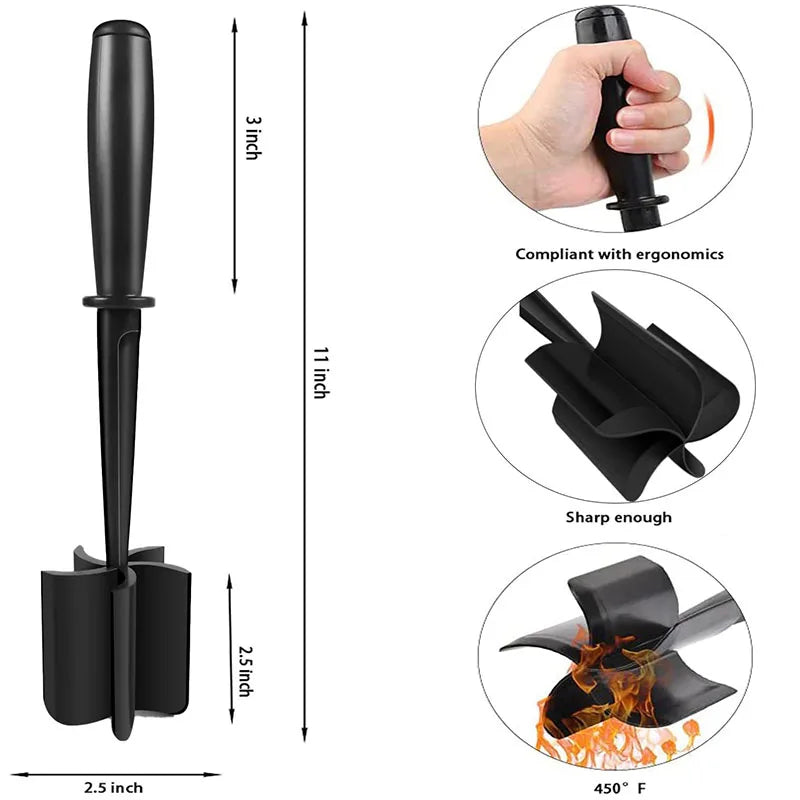 Hachoir Viande Manuel Portable — Viande Hachée Maison, ABS Solide