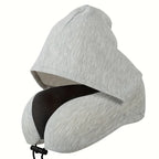 Oreiller de Voyage Mousse à Mémoire de Forme — Soutien Cervical Total