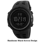 Montre Militaire Homme — LED Lumineuse & Multifonction, Sport
