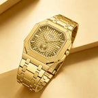 Montre Business HEROFORCE Homme — Luxe Lumineux, Quartz & Acier Waterproof