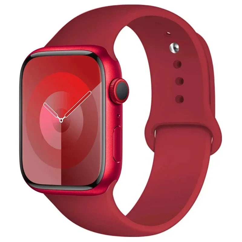Bracelet Silicone Apple Watch — Toutes Séries & Tailles