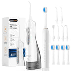 Hydropulseur Portable Mornwell — Brosse à Dents & Jet Dentaire 2-en-1